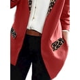thumbnail image 3 of FASHIONWT Women Plus Size Casual Fashion Leopard Print Long Sleeve Small Blazer Suit, 3 of 3