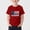 Red, variant on NAISIBABY 4th of July Tee for Boys, Short Sleeve Casual Summer Crewneck Kids Patriotic T-Shirt White Size 14