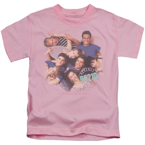 90210 Gang In Logo Youth 18/1 T-Shirt Pink