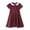 Red, variant on CAICJ98 Girl's Short Sleeve Dresses Casual Vintage Collar Fit and Flare Skater Party Dress for Toddler Kids Girls (9-10 Years,Navy)