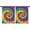 Rainbow Tie Dye, variant on Blackout Kids Curtains,Rainbow Tie Dye Mandala Pattern Childrens Insulated Curtains Set Of 2,Bedroom Essentials,Toddler Room Decor 42"x54"