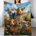 thumbnail image 3 of Nawypu Lightweight Soft Blanket Flannel Fleece Throw Blanket (Universal 3) - High Quality, Soft and Durable White, 3 of 6