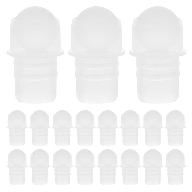 40 insertos de bola de rodillo para botellas de 13 dientes Rodillo de vidrio rellenable que convierte botellas de aceite en rodillos instantáneos para aceites esenciales y perfumes