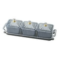 thumbnail image 3 of Platos divididos para servir aperitivos de frutos secos, caja de almacenamiento de alimentos, contenedor para frutos secos Gris Argenta, 3 of 9