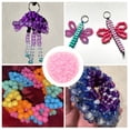 thumbnail image 5 of 800cs Transparent Plastic Beads Barrel Pearl Pink 9x6mm Hole: 3.8mm, 5 of 7