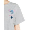 thumbnail image 4 of Stitch Women’s Juniors Graphic Embroidery T-Shirt with Short Sleeves, Sizes XS-3XL, 4 of 6