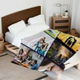 thumbnail image 4 of Custom Blanket Customized Blankets with Photos Personalized Picture Blankets Customizable Blanket Throw with Picture Upload Customized Gift for Man Women Couple Valentine 4 Sizes 4 Photo Collage, 4 of 6