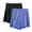 Blue, variant on Plebaso 2 Pack Pajama Shorts for Women Plus Size Lounge Shorts Lightweight Comfy Sleep Bottoms with Pockets
