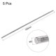 thumbnail image 2 of Uxcell 5Pcs M3 x 150mm Varilla completamente roscada de acero inoxidable 304 con roscas a la derecha, 2 of 6