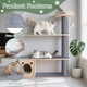thumbnail image 3 of 3 Alfombrillas para rascar Autoadhesivas, Gruesas y cortables, para Gatos, Gatos, para Muebles de sofá o protección de Pared (Gris Claro, 100 x 30 cm), 3 of 7