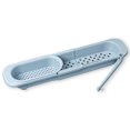 thumbnail image 1 of Cateissary Estante de almacenamiento para fregadero estante telescópico escurridor organizador de gran capacidad PP cocina lavavajillas colgante para Almacenamiento y organización del hogar Azul Cateissary HA009838-03B, 1 of 6