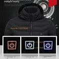 thumbnail image 4 of Chaqueta autocalentada para hombre y mujer, chaleco con calefacción USB, abrigo cálido para caza, Camping, senderismo, esquí, 2-21 áreas, ropa de invierno, 4 of 4