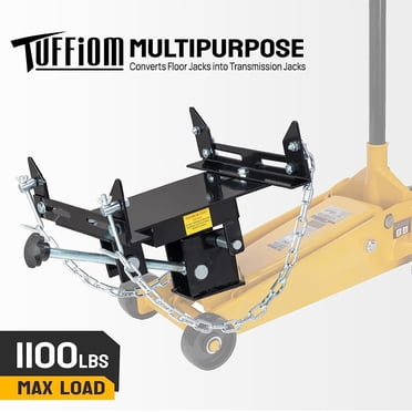 TUFFIOM Transmission Jack Adapter - Convert Floor Jack To Gearbox Jack, 1100 Lbs Capacity