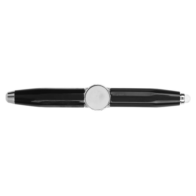 Fidget Pen LED Light Gyro Ballpoint Pen for Stress Relief Anxiety with Smooth Rotation Writing Flashlight Functions