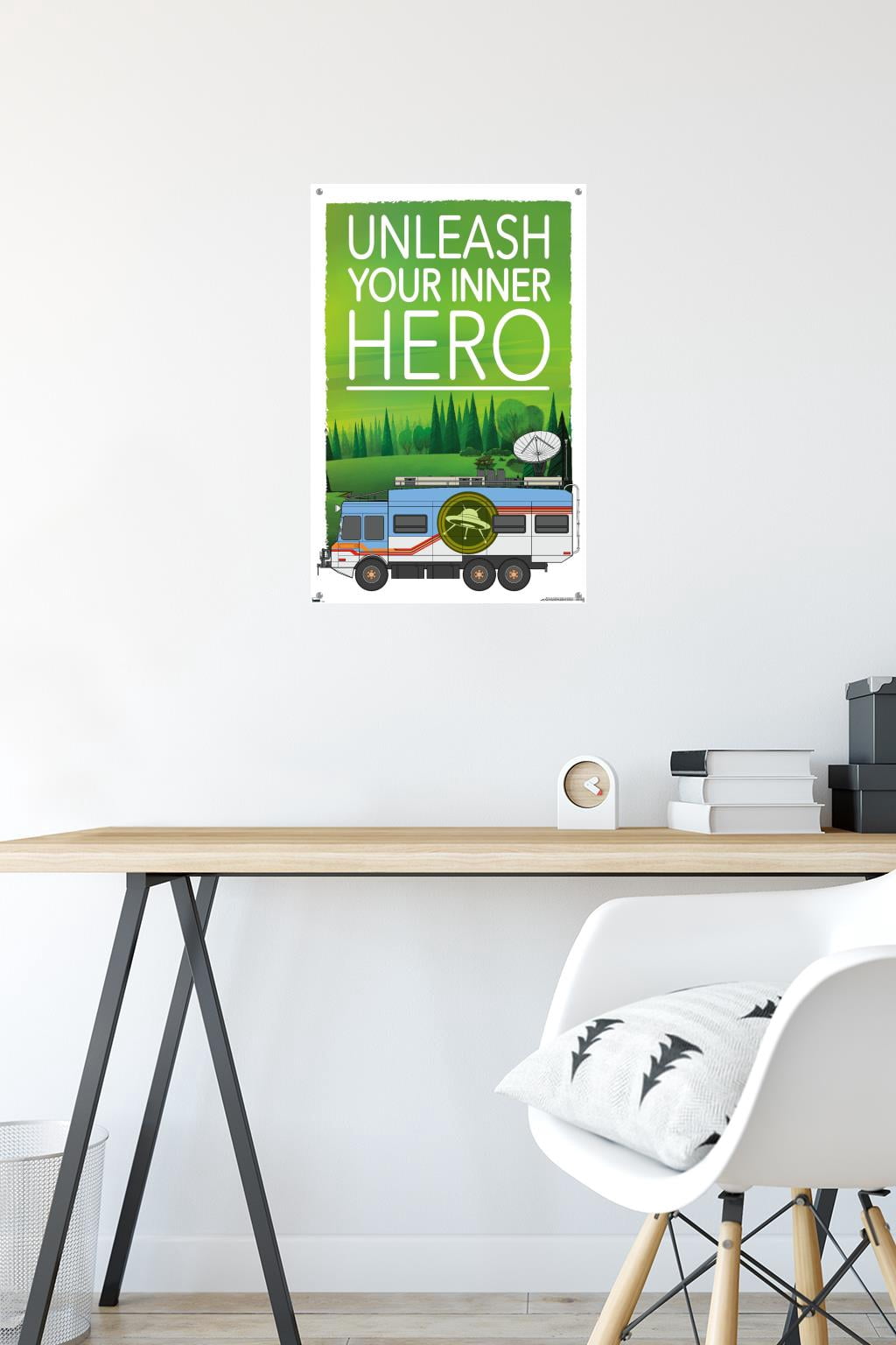 Ben 10 - Go Hero Wall Poster with Pushpins, 14.725" x 22.375"