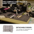 thumbnail image 4 of STRANDCHIC Portable Makeup Bag Set in Grey, Compact Cosmetic Organizer for Travel, Daily Use, and Easy Storage, 4 of 5