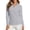 Gray 09, variant on Tops for Women Trendy Quarter Zip Quick Dry Athletic Pullover Top, Stand Collar Long Sleeve Shirt, Windproof Outdoor Running Yoga Hiking Base Layer Going Out Tops for Women