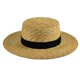 thumbnail image 1 of Sombrero de playa de paja clásico y moderno para mujer, ala ancha de moda, 1 of 5