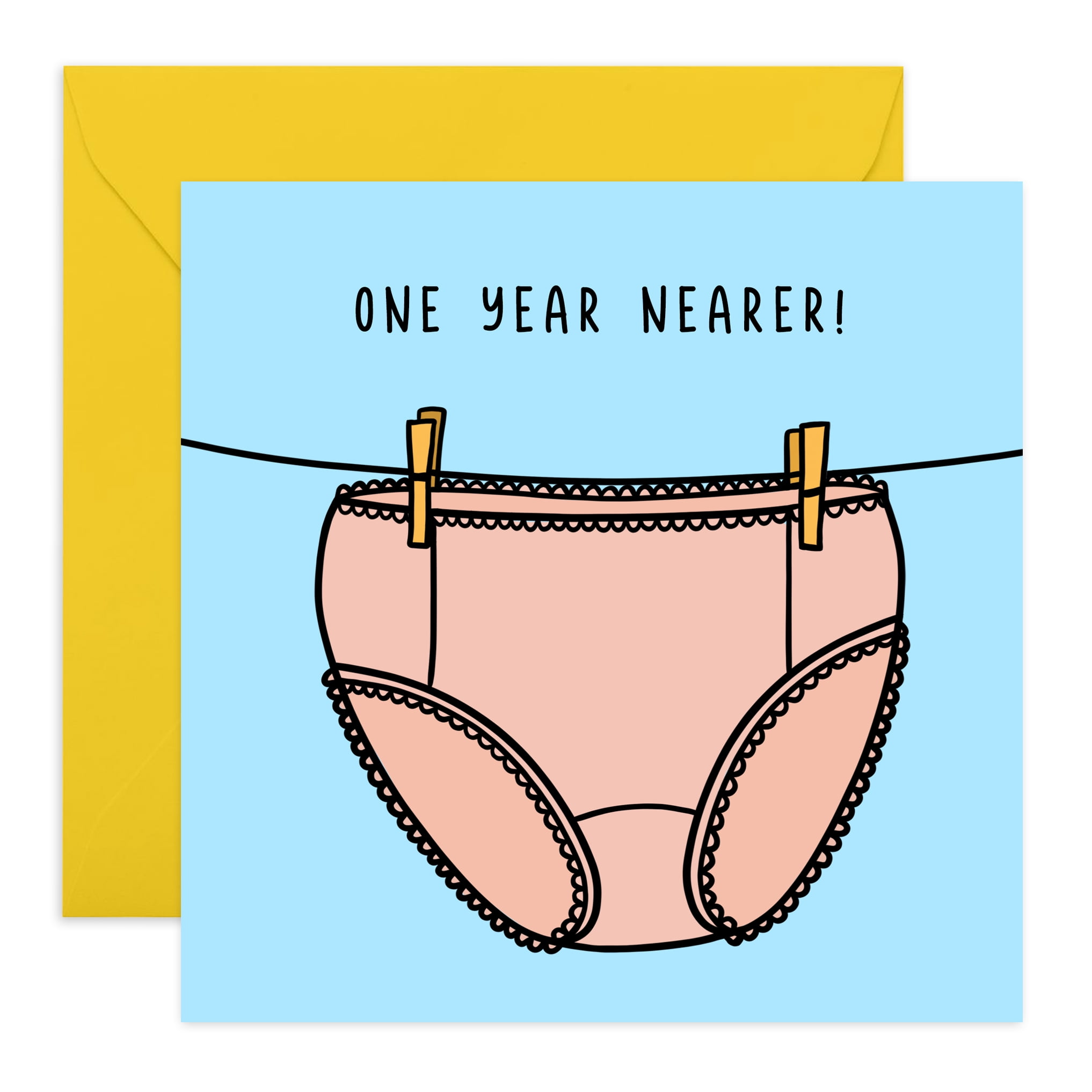 Missing Panties: Funny Birthday Greeting Card for Women