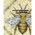 thumbnail image 5 of Pack of 2 Outdoor Pillow Covers, Vintage Ombre White Daisy and Bees Waterproof Square Throw Pillowcase Cushion Decorative Pillow Covers for Couch Patio Tent, 18x18 in, 5 of 6
