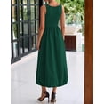 thumbnail image 3 of Vestido midi casual sin mangas BTFBM para mujer 2025, 3 of 9