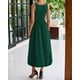 thumbnail image 3 of Vestido midi casual sin mangas BTFBM para mujer 2025, 3 of 9