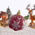 thumbnail image 3 of ESULOMP 23.6in Giant Christmas Ornament Outdoor Christmas Inflatable Decorated Ball, Giant Christmas Inflatable Ball with Pump for Home Holiday Outdoor Christmas Tree Decorations, 3 of 4