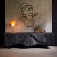 thumbnail image 2 of LaModaHome Exclusive Snowman Metal Wall Art – Durable & Artistic Metal Wall Art for Home and Office Decor, Perfect for Any Interior Design Aesthetic, 2 of 5