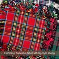 thumbnail image 2 of JCS Scotty Red Tartan Christmas Plaid 100% Cotton Homespun Fabric - Sold by the Yard, 2 of 6