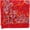 Red, variant on Modern Tie Dye Bandana for Adult Unisex (Red)