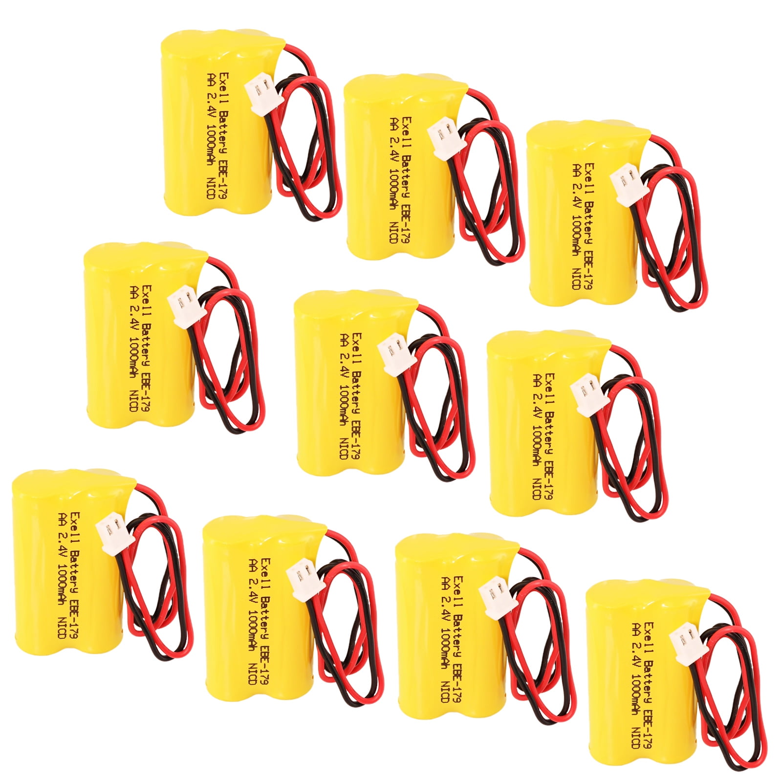 10pc Exit Light Battery For Exitronix Exit Signs 10010034 10010036 FAST