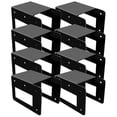 thumbnail image 1 of Outdoor Firewood Racks - 8 Pack Log Storage Rack Bracket Kit, Adjustable Heavy Duty Powder Coated Steel Holder,Fireplace Wood Storage, Log Holder, 1 of 5