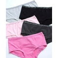 thumbnail image 2 of dELiA*s Girls’ Underwear – 5 Pack Stretch Cotton Boyshort Panties (6-14), 2 of 7