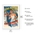 thumbnail image 2 of The Bronze Venus (The Duke Is Tops) - Starring Lena Horne Ralph Cooper - Vintage Film Movie Poster c.1938 - Fine Art Rolled Canvas Print 27in x 40in, 2 of 4