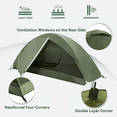 thumbnail image 4 of 1 Person Ultralight Waterproof Backpacking Tent for 3 Season Camping, 4 of 6