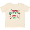 thumbnail image 3 of Inktastic Mimi and Poppy Love Me Granddaughter Girls Baby T-Shirt, 3 of 5