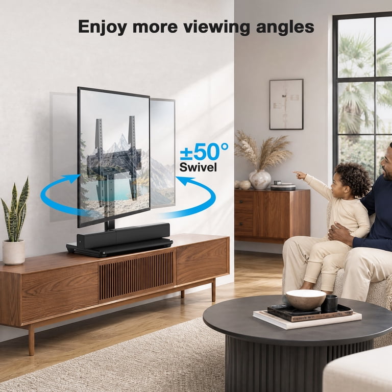 MountFTV Tabletop TV Stand for 24" to 60" TVs photo 4