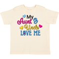 thumbnail image 3 of Inktastic My Aunt and Uncle Love Me with Hearts Boys or Girls Toddler T-Shirt, 3 of 5