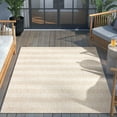 thumbnail image 4 of Well Woven Indoor/Outdoor Area Rug 5'3" x 7'3" Stria Yellow Striped, 4 of 8