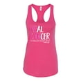 thumbnail image 2 of Faith Jesus Believe Awareness Ladies Racerback Tank Top, Raspberry, Large, 2 of 3
