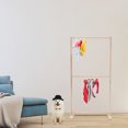 thumbnail image 6 of Miumaeov Wood Garment Rack Modern Pet Children Freestanding Clothing Display Stand Closet Organizer for Retail Home Display 22.05*9.45*43.31in, 6 of 15
