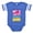 Royal Blue, variant on CafePress - Power Rangers Team Home Wor - Cute Infant Baby Football Bodysuit