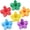 Dark Color, variant on KAQISIMIL Hair Clip, 6 Pcs Large Plumeria Flower Claw Clips for Thick Medium Hair - Blue Brown Beach Hair Accessories for Women and Girls