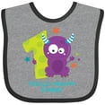 thumbnail image 3 of Inktastic Monster 1st Birthday Boys or Girls Baby Bib, 3 of 4