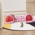 thumbnail image 5 of Guinea Pig Hideaway Soft Cave Washable Bed for Small Pets Rabbits Hamsters Ferrets Blue Cozy House Non Slip Bottom, 5 of 5