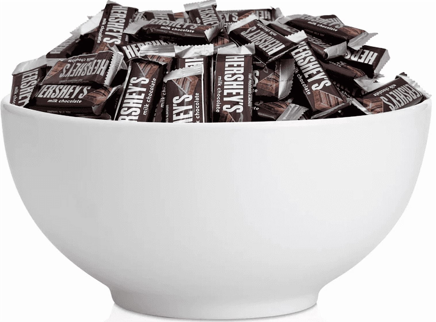 HERSHEY'S Milk Chocolate Snack Size Candy Bar, 5 Pound