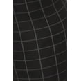 thumbnail image 5 of Plus Size Treggings With Zipper Pocket Trim - Black  White Plaid, 5 of 5