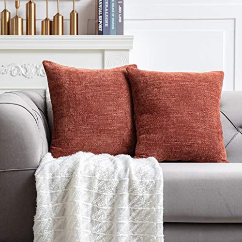 rust accent pillows