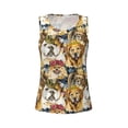 thumbnail image 4 of Lsque Watercolor Dogs Printed Workout Tank Tops for Women, Athletic Sports Tank Tops, Compression Sleeveless Dry Fit Shirts,Sleeveless Yoga Shirt-Small, 4 of 9