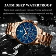 thumbnail image 3 of POEDAGAR Luxury Man Wristwatch Military Waterproof Luminous Chronograph Men Watch Stainless Steel Men's Quartz Watches box Reloj, 3 of 10